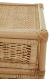 Natural Rattan Six Drawer Chest