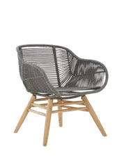 Grey Rope Armchair