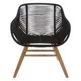 Black Rope Armchair