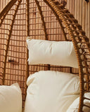 Natural Rattan Effect Egg Chair