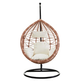 Natural Rattan Effect Hanging Chair