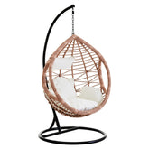 Natural Rattan Effect Hanging Chair