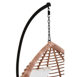 Natural Rattan Effect Hanging Chair