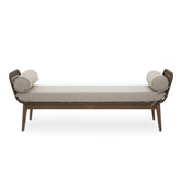Woven Frame Longue Bench