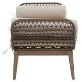 Woven Frame Longue Bench