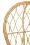 Natural Rattan Curved Chair