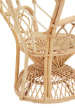 Natural Rattan Curved Chair