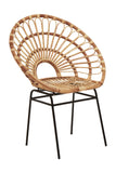 Natural Rattan Sunflower Chair