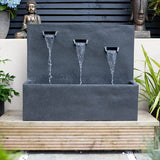 Kabe Falls Water Feature, Plug & Play