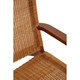 Woven Chair In Brown Natural Rattan