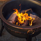 Brava Steel Firepit in Bronze