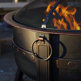 Brava Steel Firepit in Bronze