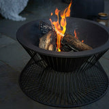 Milan Steel Contemporary Firepit