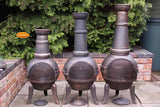 Granada XL cast iron chimenea