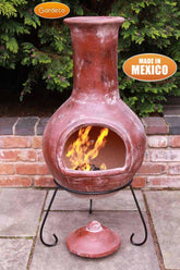 Colima X-Large Mexican Chimenea in Red