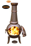 Granada XL cast iron chimenea