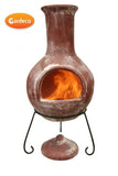 Colima X-Large Mexican Chimenea in Red