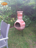 Colima X-Large Mexican Chimenea in Red
