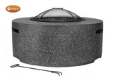 Cylinder MGO Fire Pit Dark Grey Colour