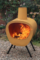 Stella Chimenea, Mid-Century Retro Design in Orange