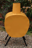 Stella Chimenea, Mid-Century Retro Design in Orange