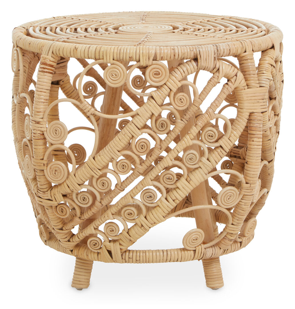 Large Natural Rattan Table