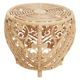 Large Natural Rattan Table