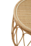 Round Natural Rattan Table