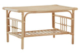 Natural Rattan Rectangular Coffee Table