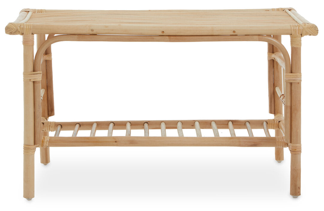 Natural Rattan Rectangular Coffee Table