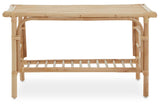 Natural Rattan Rectangular Coffee Table