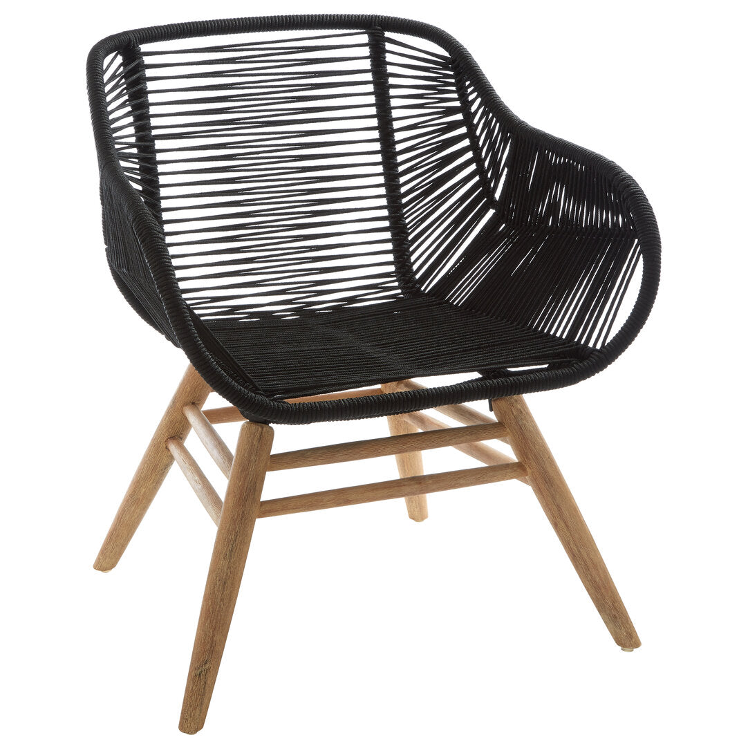 Black Rope Armchair