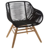Black Rope Armchair
