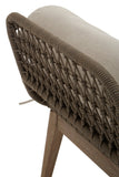 Woven Frame Longue Bench
