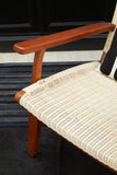 Woven Chair In Natural Rattan