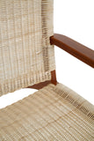 Woven Chair In Natural Rattan