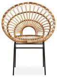 Natural Rattan Sunflower Chair