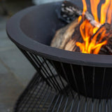 Milan Steel Contemporary Firepit