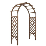 Wooden Garden Wedding Arch, 7 ft.