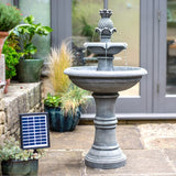 Angelica Tiered Fountain, Solar with Battery Back Up
