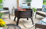 Brava Steel Firepit in Bronze